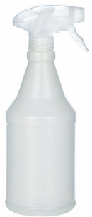 AbilityOne White/Clear Plastic Spray Bottle, 16 oz., 1 EA - 8125-00-488-7952