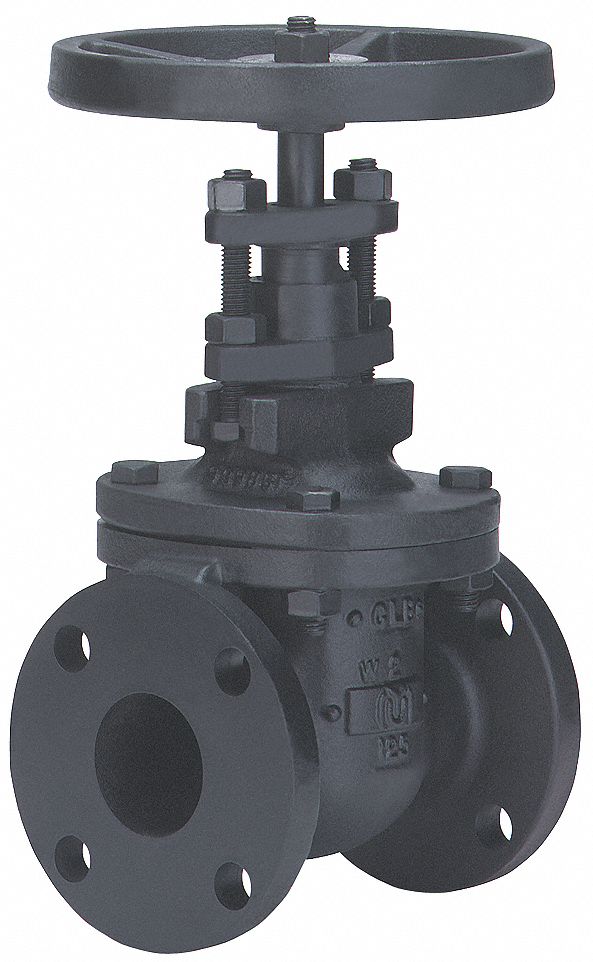 Milwaukee Valve Gate Valve, Valve Class Class 125, Cast Iron, Flange Connection Type - 2882-M26 2 1/2