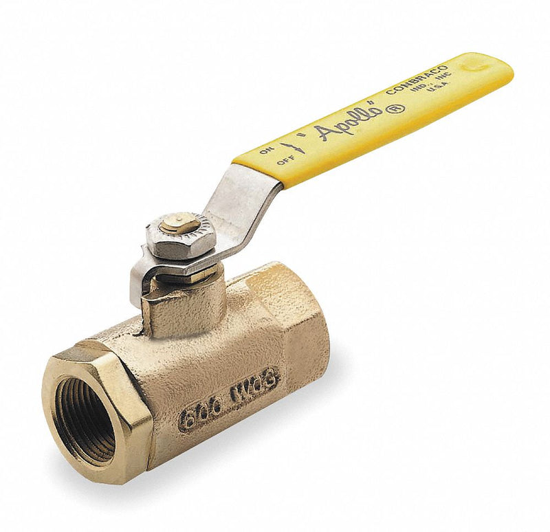 Apollo Ball Valve, Bronze B584, Inline, 2-Piece, Pipe Size 3/4 in, Connection Type FNPT x FNPT - 7014464