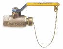 Apollo Ball Valve, Bronze B584, Inline, 2-Piece, Pipe Size 1/2 in x 3/4 in - 70103HC