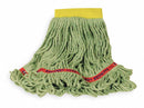 Rubbermaid Side Gate Synthetic String Wet Mop Head, Green - FGC15106GR00