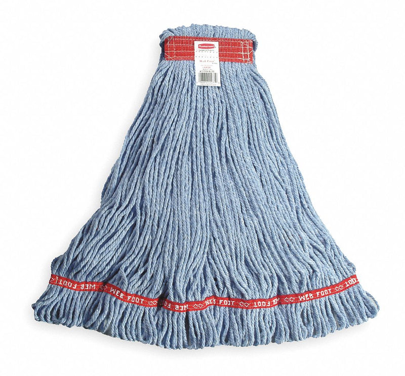 Rubbermaid Side Gate Synthetic String Wet Mop Head, Blue - FGA11306BL00