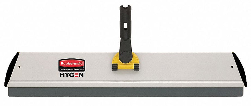 Rubbermaid Gray and Yellow Aluminum Microfiber Pad Holder With Squeegee, 1 EA - FGQ57000YL00