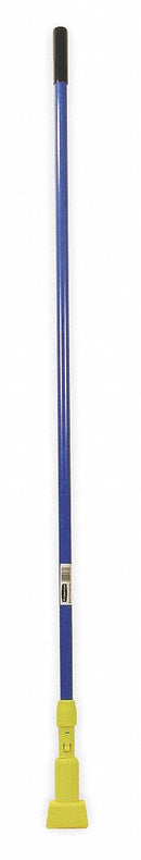 Rubbermaid Wet Mop Handle, Clamp Mop Connection Type, Blue, Fiberglass, 60" Handle Length - FGH24600BL00