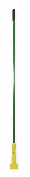Rubbermaid Wet Mop Handle, Clamp Mop Connection Type, Green, Fiberglass, 60" Handle Length - FGH24600GR00