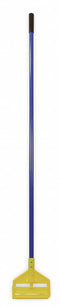 Rubbermaid Wet Mop Handle, Side Gate Mop Connection Type, Blue, Fiberglass, 60" Handle Length - FGH14600BL00