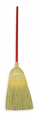 Rubbermaid Natural Corn Broom, 13 1/2 in Sweep Face - FG638400ORAN