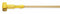Rubbermaid Wet Mop Handle, Clamp Mop Connection Type, Natural, Wood, 60" Handle Length - FGH216000000