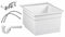 Fiat Products Fiat Products, Serv-A-Sink Series, Laundry, 1, Molded Stone, Laundry Tub Kit - L7TG100