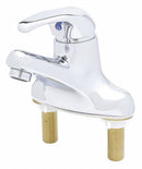 T&S Brass Chrome, Low Arc, Bathroom Sink Faucet, Manual Faucet Activation, 2.20 gpm - B-2711