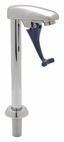 T&S Brass Chrome, Straight, Glass Filler, Manual Faucet Activation, 0.25-2.25 gpm - B-1210