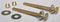 Hercules Bolts, Fits Brand Universal Fit, For Use with Series Universal Fit, Toilets, Gravity Tanks - 90154C