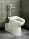 American Standard Elongated, Floor with Back Outlet, Flush Valve, Toilet Bowl, 1.1/1.6 Gallons per Flush - 3695001.02