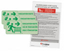 Foundations Infant Evacuation Signage Kit, Glow-In-The Dark; PK1 - 1963006