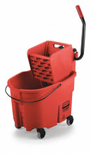 Rubbermaid Red Polypropylene Mop Bucket and Wringer, 8-3/4 gal. - FG758888RED