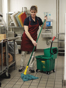 Rubbermaid Green Polypropylene Mop Bucket and Wringer, 8-3/4 gal. - FG758888GRN