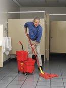 Rubbermaid Blue Polypropylene Mop Bucket and Wringer, 8 3/4 gal - FG758888BLUE