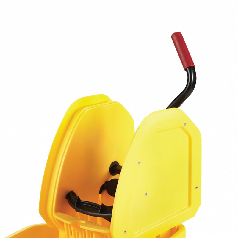 Rubbermaid Yellow Polypropylene Mop Bucket and Wringer, 8 3/4 gal - FG757788YEL