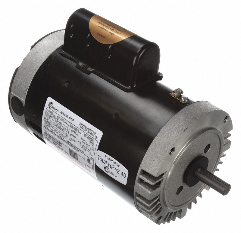 Century 1/4, 2 HP Pool and Spa Pump Motor, Permanent Split Capacitor, 230V, 56C Frame - B978