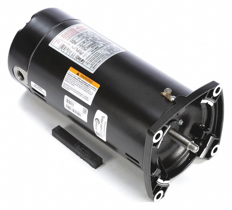 Century 1 1/2 HP Square Flange Pool Pump Motor, Capacitor-Start, 3450 Nameplate RPM, 115/230 Voltage, 48Y Fr - USQ1152