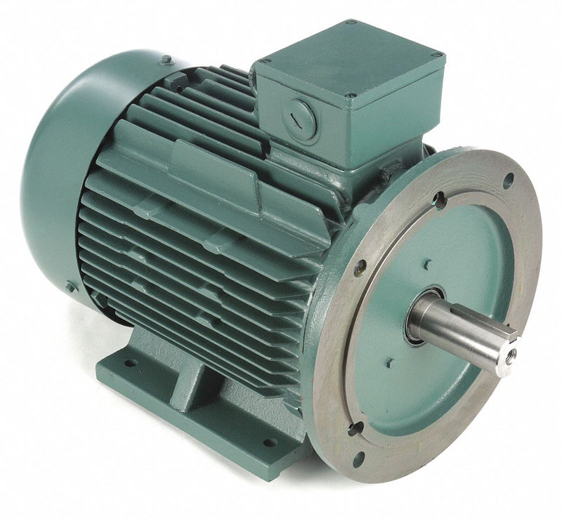 Leeson 10 HP Premium Efficiency Metric Motor,3-Phase,1765 Nameplate RPM,230/460 Voltage,Frame DF132MD - 193346.6