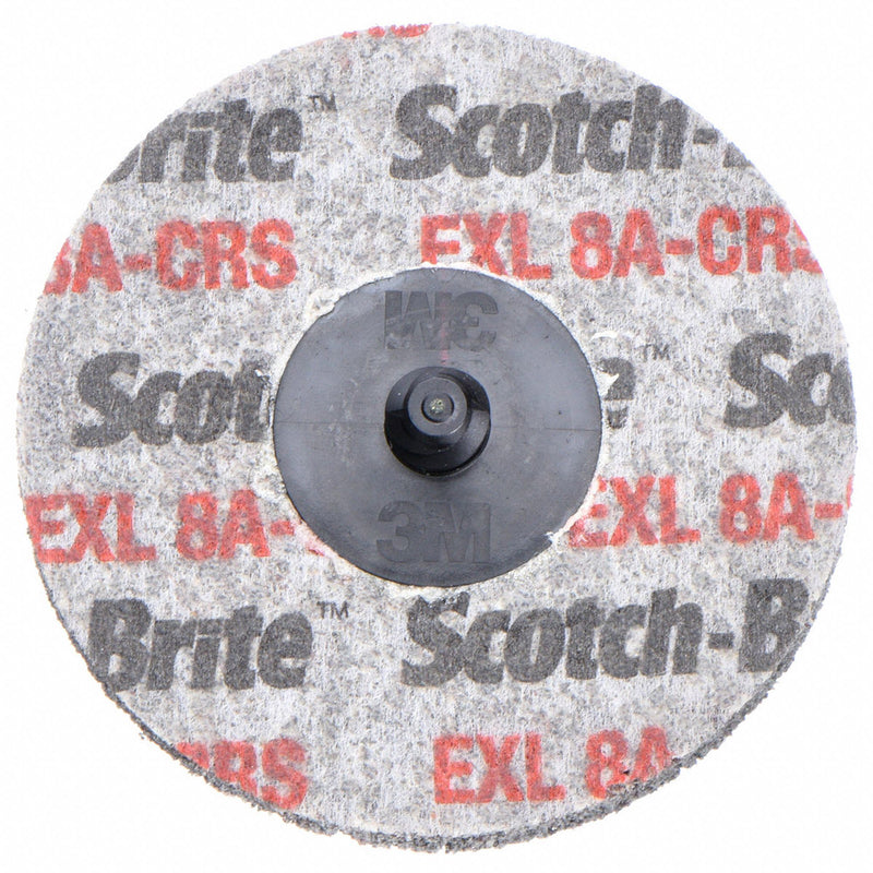 Scotch-Brite 3" Edge Deburring and Finishing Unitized Wheel, 15/64" W, TR Mounting Size, Coarse Aluminum Oxide - 61500099322