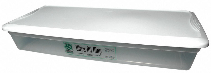 Ultratech Ultra Oil Mop(R) Drip Tray, Plastic, 34 3/4 in Length, 16 1/2 in Width, 6 in Height - 3307