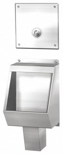 Acorn Back, Stainless Steel, Acorn Dura-Ware(R), Washout Prison Urinal, 3/4 in Spud Connection Size - 2162-W-1-CFR