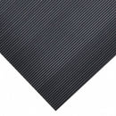 Notrax Switchboard Mat, Corrugated Surface Pattern, 5 ft L, 3 ft W, 1/4 in Thick - 830S0035BL