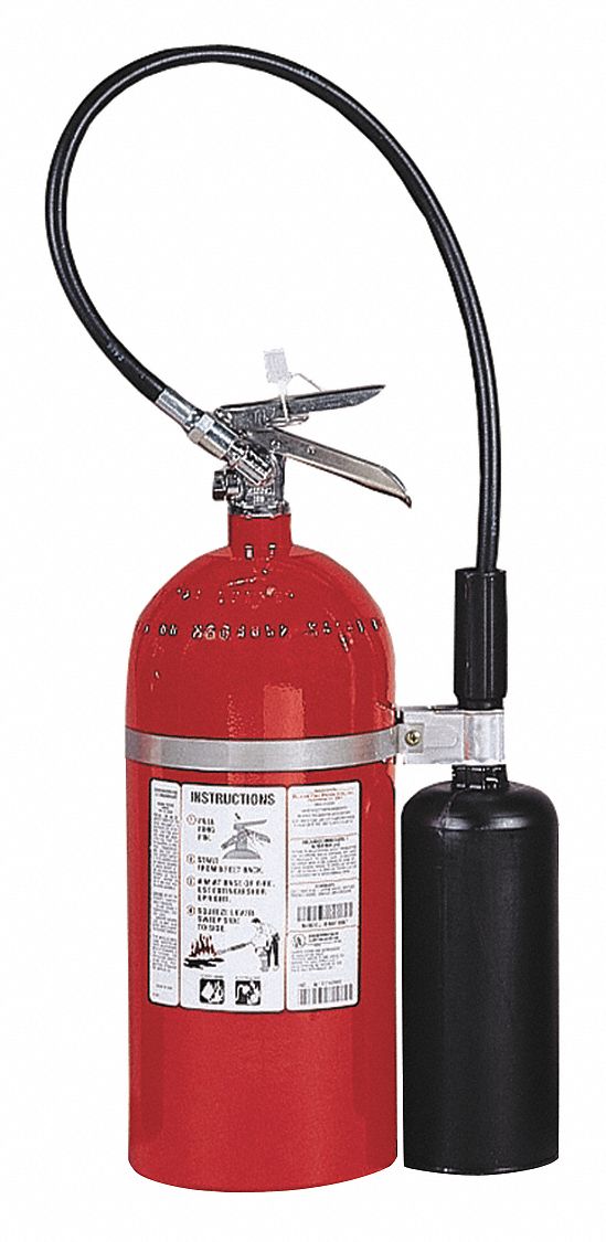 Kidde Fire Extinguisher, Carbon Dioxide, Carbon Dioxide, 10 lb, 10B:C UL Rating - PRO10CDM