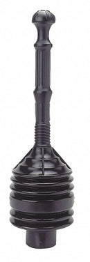 Plastic E-Z Bellows Plunger, Cup Dia. 7", Handle Length 12", 1 EA - 00321
