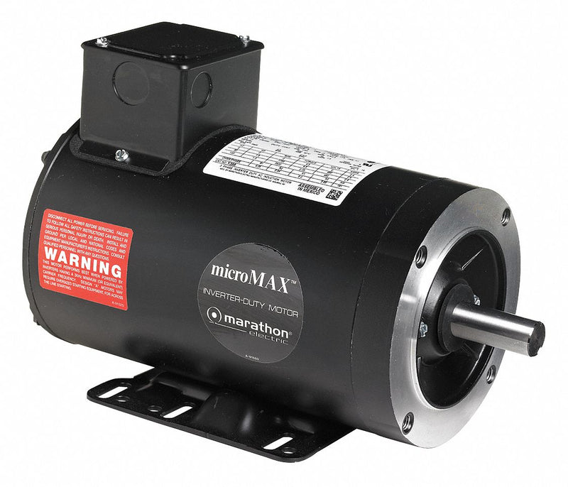 Marathon Motors 1 HP Vector Motor,3-Phase,1725 Nameplate RPM,230/460 Voltage,Frame 56C - 056H17F2021