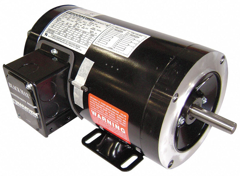 Marathon Motors 1 HP Vector Motor,3-Phase,1725 Nameplate RPM,230/460 Voltage,Frame 56C - 056H17T15527