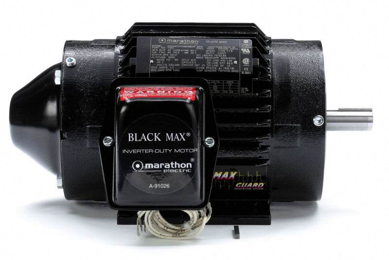 Marathon Motors 2 HP Vector Motor,3-Phase,1750 Nameplate RPM,230/460 Voltage,Frame 145TC - 145THTN6046