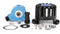 Marathon Motors 5 to 26 V DC, Encoder Kit, IP65 Enclosure, 1024 PPR Resolution, For Use With Black Max Motors - KIT HS35A/B1024-NV