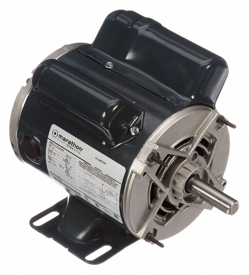 Marathon Motors 1/3 HP Instant Reverse Motor,Capacitor-Start,1725 Nameplate RPM,115 Voltage,Frame 56 - 5KC35JNA489