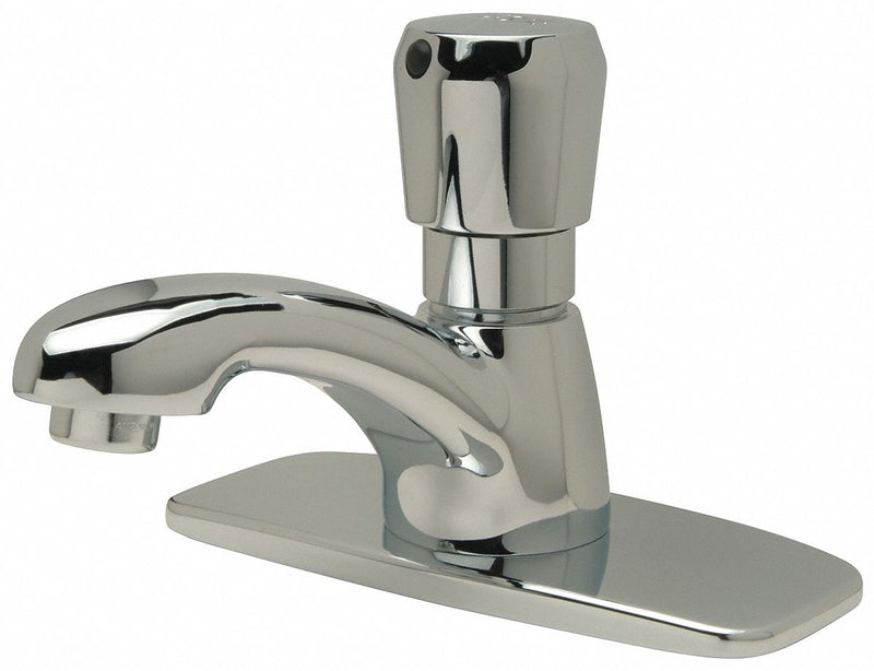 Zurn Chrome, Low Arc, Bathroom Sink Faucet, Manual Faucet Activation, 1.00 gpm - Z86100-XL-CP4-TMV-1