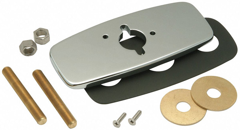 Zurn Trim and Cover Plate, Fits Brand Zurn, For Use with Series Z6000, Chrome - P6920-CP4