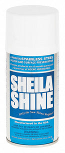 Sheila Shine Metal Polish, 10 oz. Cleaner Container Size, Aerosol Can Cleaner Container Type - SH-AERO
