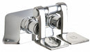 Chicago Faucets Double Foot Pedal Box, Fits Brand Chicago Faucets, Finish Chrome, Brass - 625-ABCP