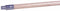 Tough Guy Brown Threaded Wood Handle, Length 96" - 5UYF9