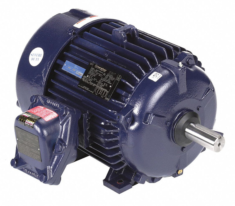 Marathon Motors 15 HP Hazardous Location Motor,3-Phase,1775 Nameplate RPM,230/460 Voltage,Frame 254T - 254TTGN6531