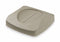 Rubbermaid Untouchable Series, Trash Can Top, Square, Drop, 23 gal, Beige - FG268988BEIG