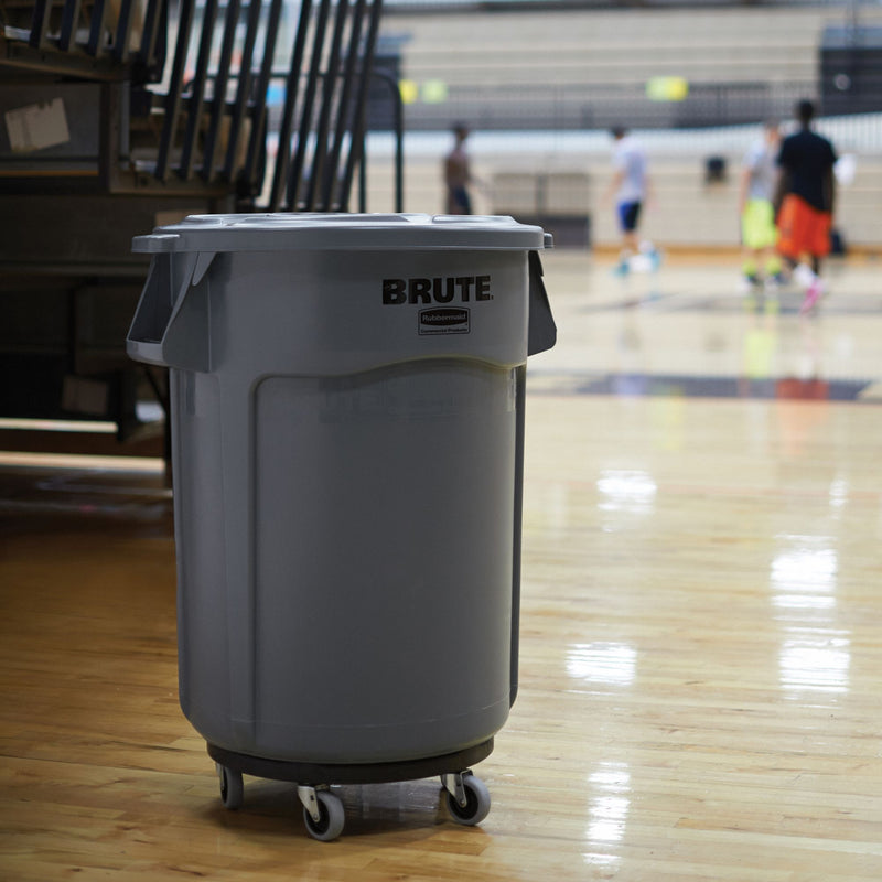 Rubbermaid Container Dolly, 250 lb Load Capacity, Round, 1 Max. No. of Containers - FG264000BLA