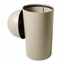 Rubbermaid 25 gal Round Trash Can, Plastic, Beige - FG817088BEIG