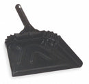 Tough Guy Hand Held Dust Pan, Dust Pan, Handheld Standard, Metal, 12 in Overall Dust Pan Width - 5W639