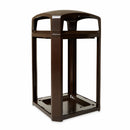 Rubbermaid 50 gal Square Trash Can, Plastic, Sable - FG397500SBLE