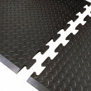 Notrax Interlocking Antifatigue Mat, Rubber, Black, 1 EA - 545M2831BL