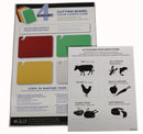 San Jamar Cutting Board Chart, 11 1/4 in x 14 1/4 in - QSWLCT