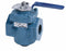 Val-Matic 3 1/8 inL x 5 1/6 inH Cast Iron FNPT Plug Valve, 1 in Pipe Size - 5801RTL